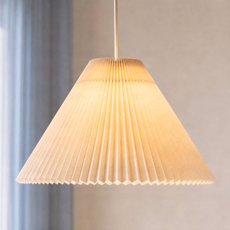 Lampada a sospensione Percy NOLA, dimmerabile, Crema / Ambra, Soggiorno / Sala da pranzo, Tessuto / Stoffa / Seta, Moderno, Lampada a sospensione