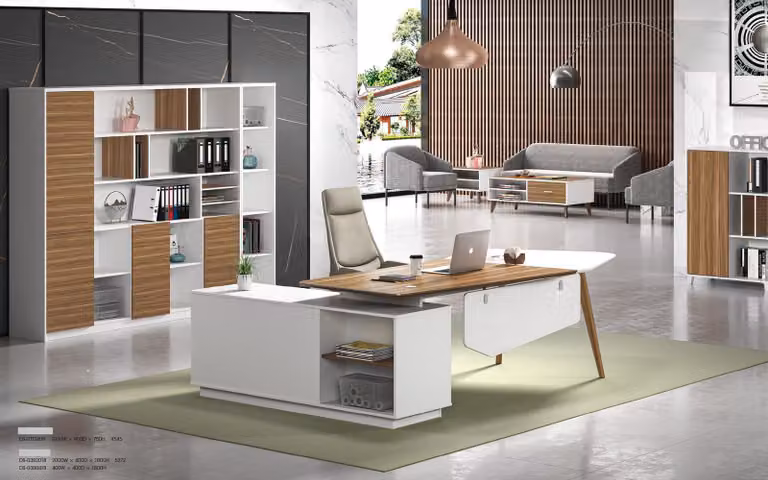 Eckschreibtisch Arbeits Schreib Büro Tisch Luxus Klasse Designer Möbel Tische
