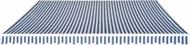 Tenda da Sole | Tenda parasole Pieghevole Manuale 500 cm Blu/Bianca