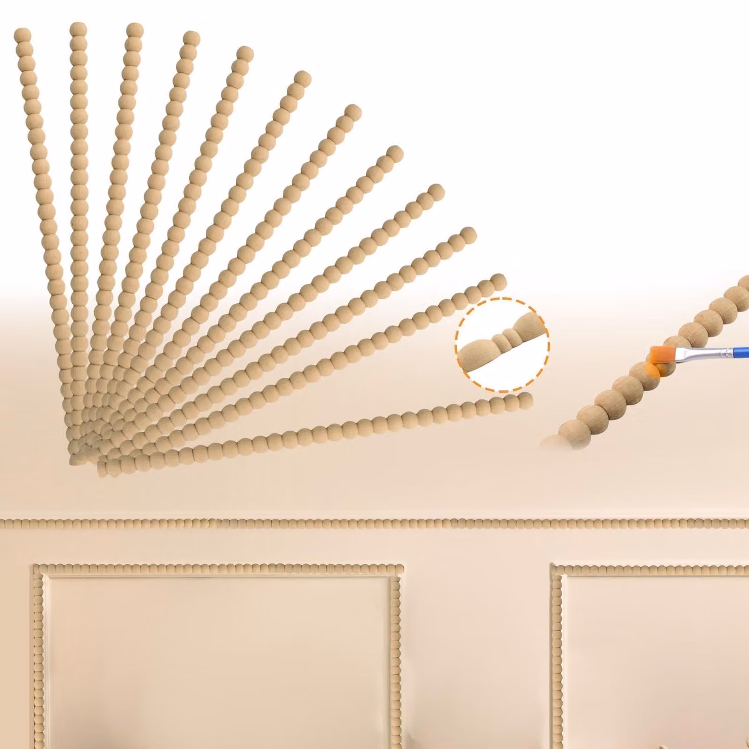 12 pannelli decorativi in legno - Modelli 3D fai-da-te per la decorazione