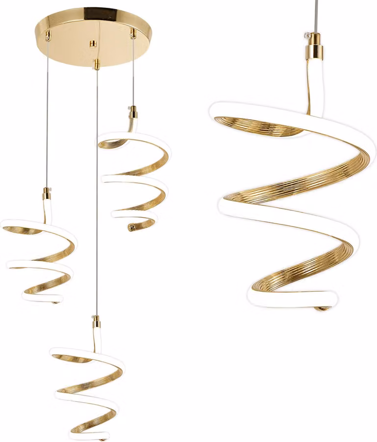 Lámpara Led TOOLIGHT G075-3CPR Gold0