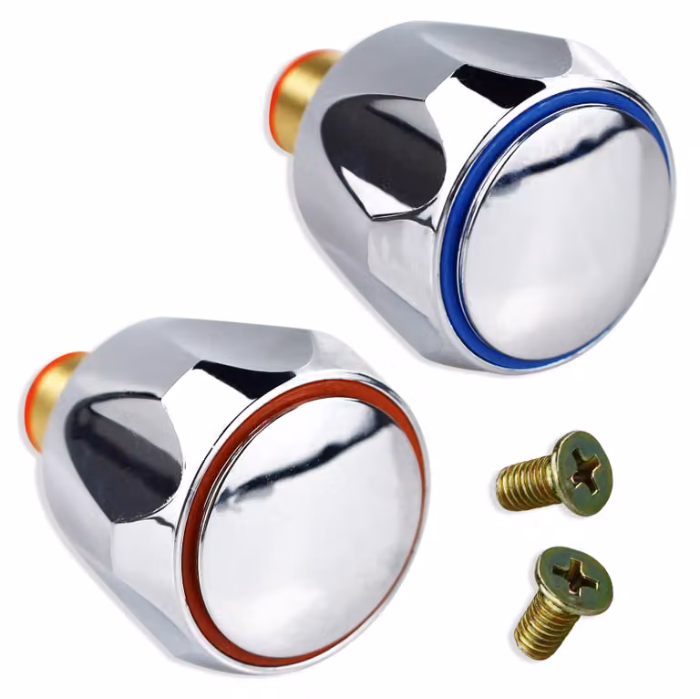 2 cartucce in Vetroceramica per rubinetti, in ottone, con 14 giri, 20 scanalature, ricambio per rubinetti di doccia e vasca