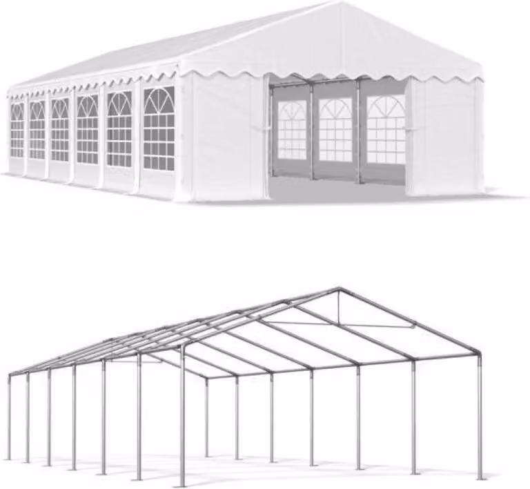 Tenda estiva 6x12 Bianco SUMMER IPE