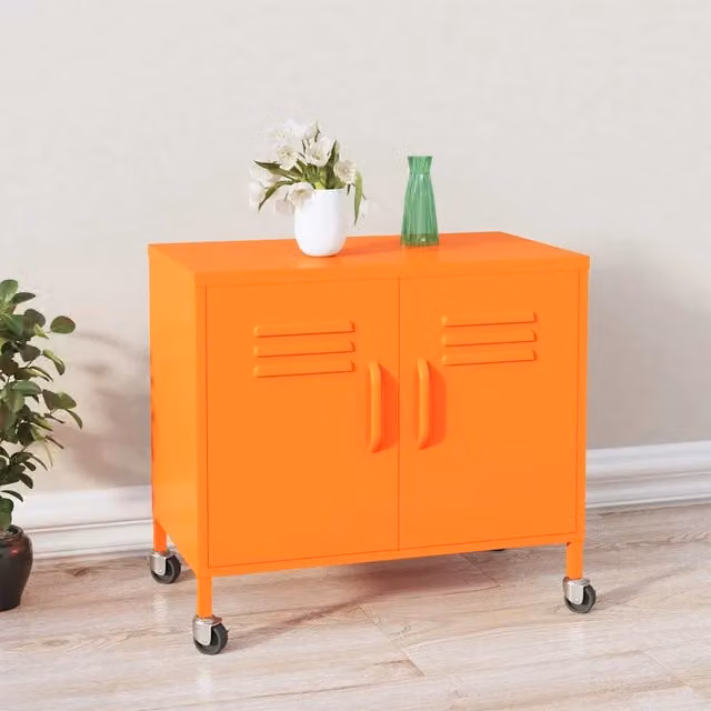 Armoire de rangement Orange 60x35x56 cm Acier