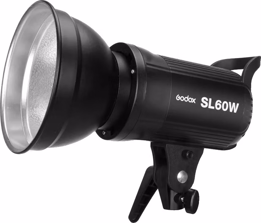 Lampada video LED Godox SL-60W, luce diurna 5600K, flash fotografico, kit da 9
