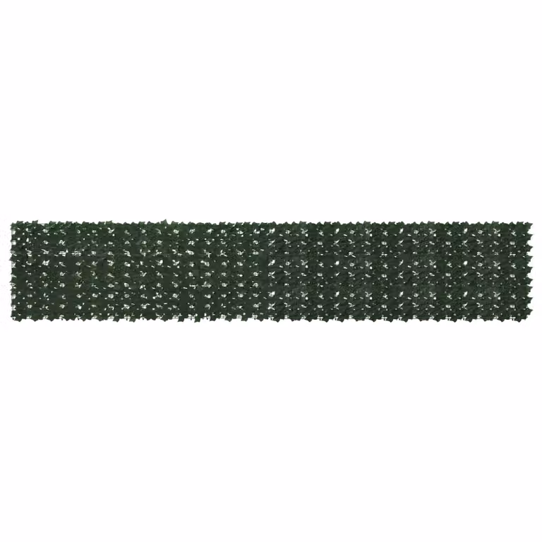 Schermo per balcone con siepe artificiale vidaXL, Verde Scuro, L: 400 cm x H: 75 cm