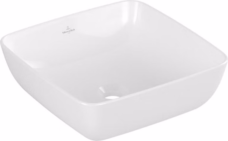Villeroy & Boch Artis, lavabo à poser, carré, sans trop-plein, 410x410mm, 417841RW, 417841RW
