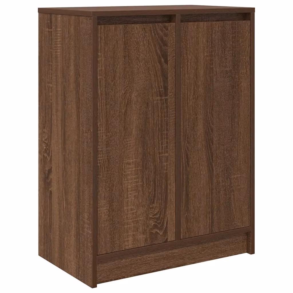 Scarpiera a parete Design Mania Marrone con ante a battente e ripiani piatti L/P/H: 57 x 34 x 76 cm – 2