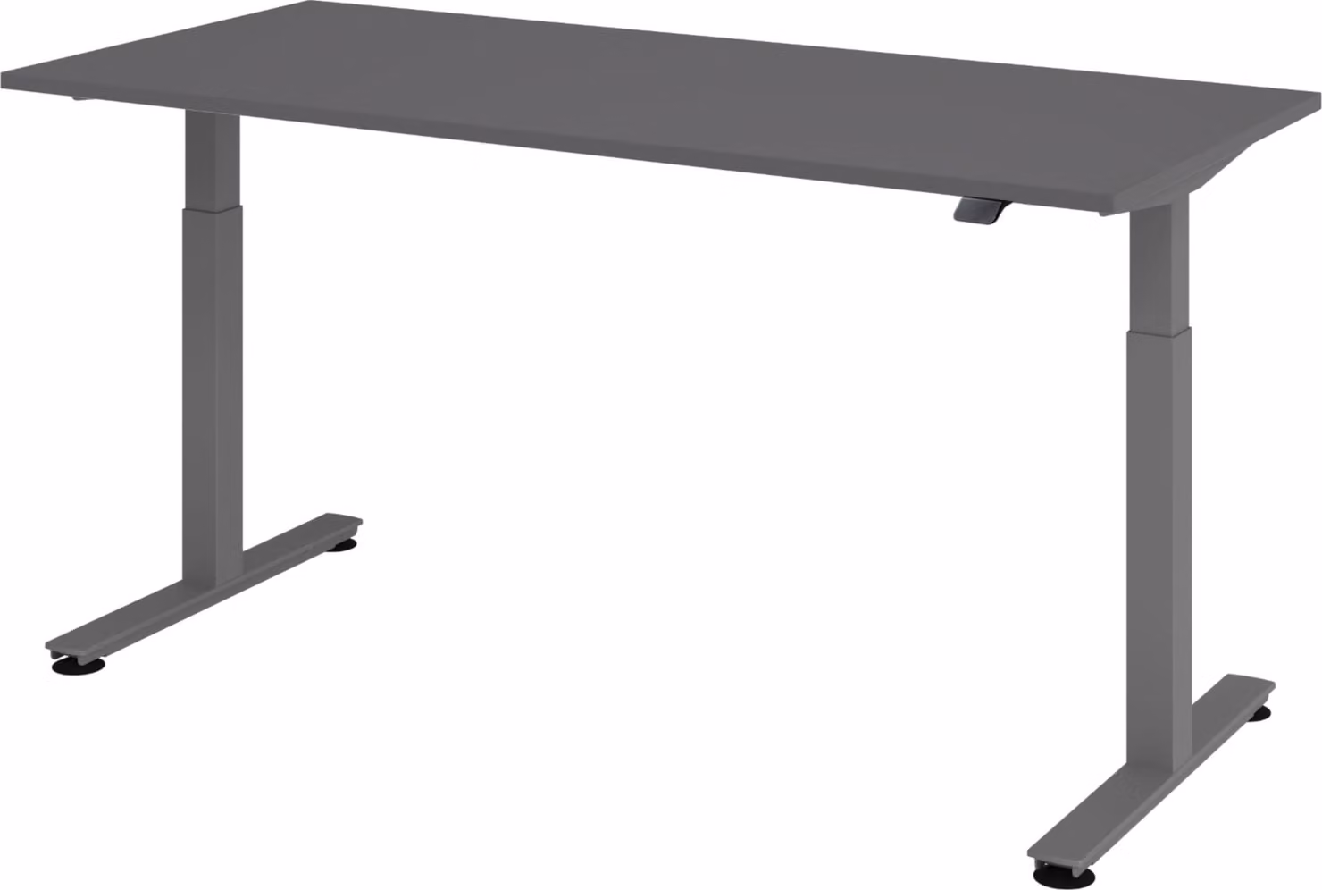 Scrivania elettrica bümö XMST - Finitura: grafite, struttura: grafite, dimensioni: 180 x 80 cm