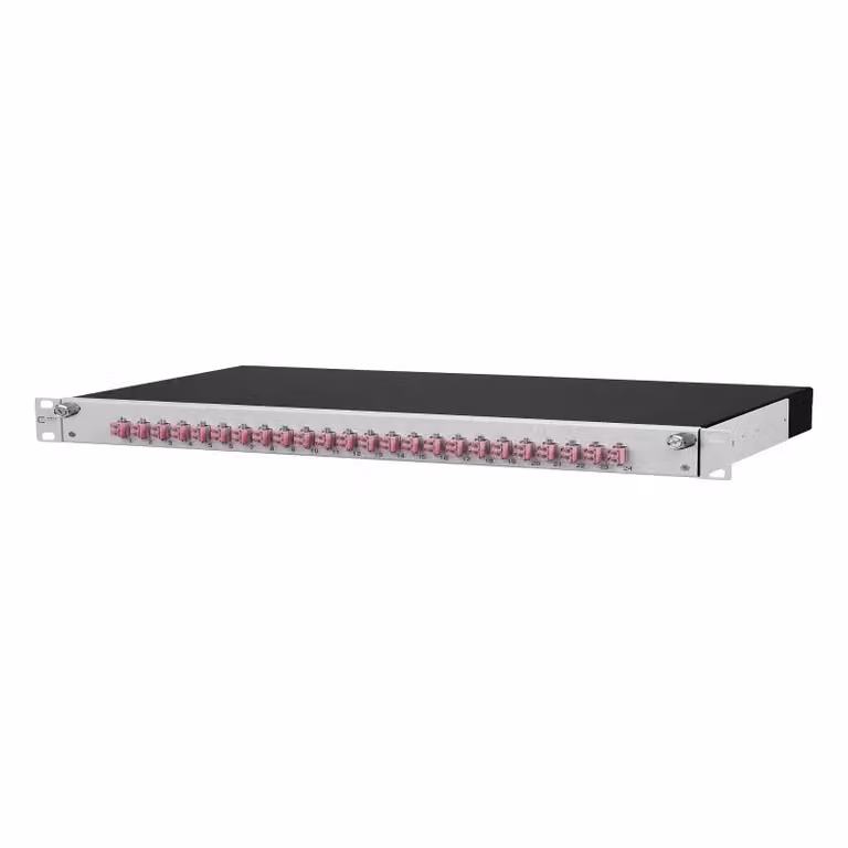 Metz Connect OpDAT slide R Patchfeld VIK 24xLC-D (viola), OM4, grigio 1502707524-E
