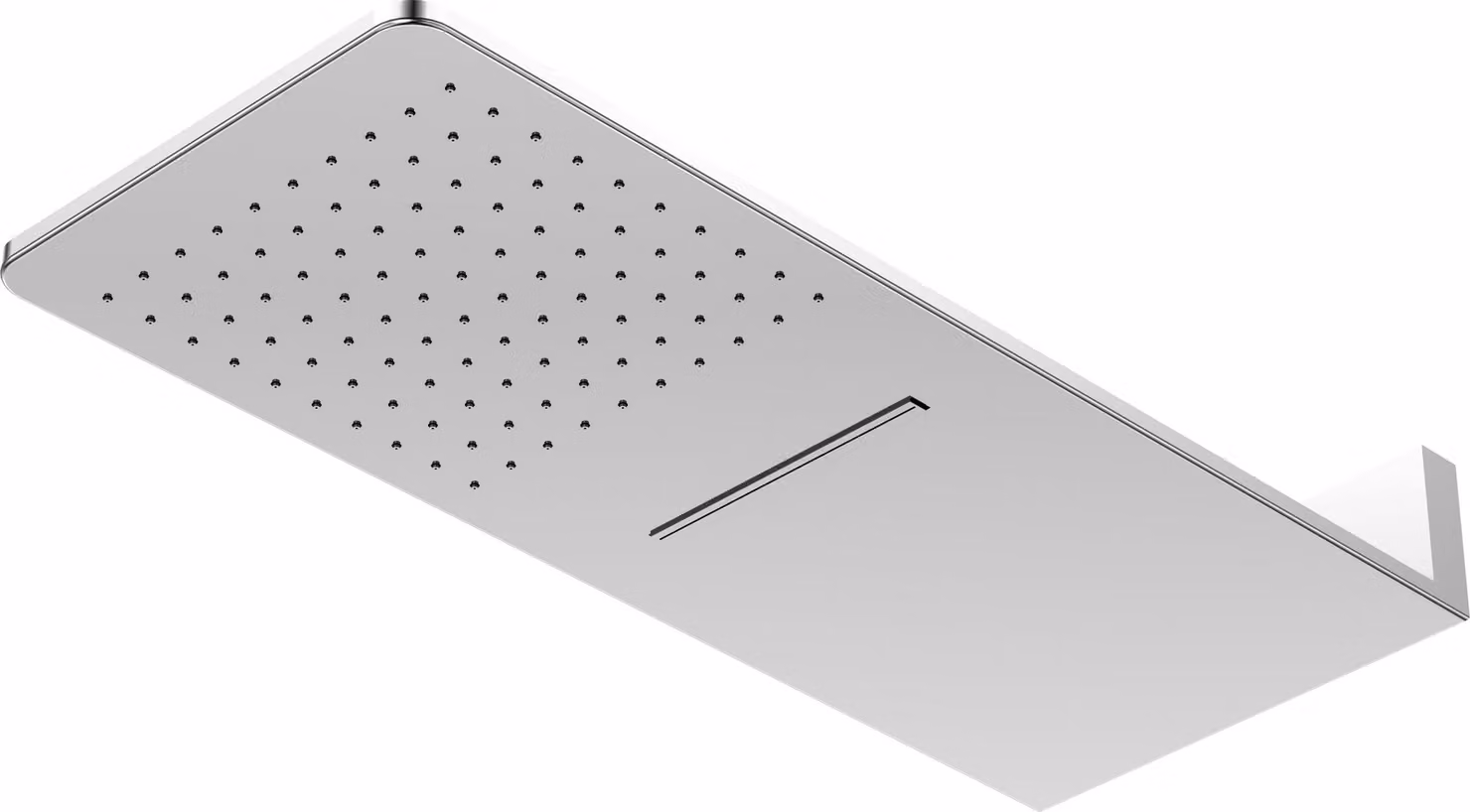 Steinberg Série 390 Wall Rain Douche de tête, raccordement direct au mur, Easy-Clean, fonction jet, 600x250mm, 3905662, 3905662