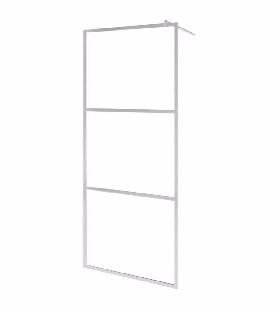 Parete per Doccia Walk-in vidaXL in Vetro Smerigliato ESG, L: 115 cm, H: 195 cm – 2
