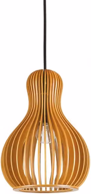 Lampada a sospensione moderna Citrus-3 Sp1 Ideal-Lux in legno marrone