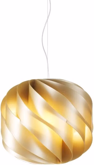 Sospensione 3 Luci New Gold in Metallo Cromato Cm. 72 x 70