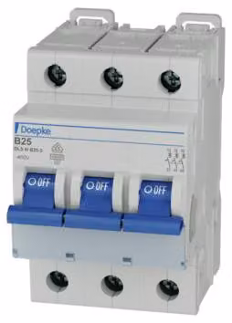 DOEPKE&CO. Interruttore automatico B 10A 3p 400V 10kA 3TE UC