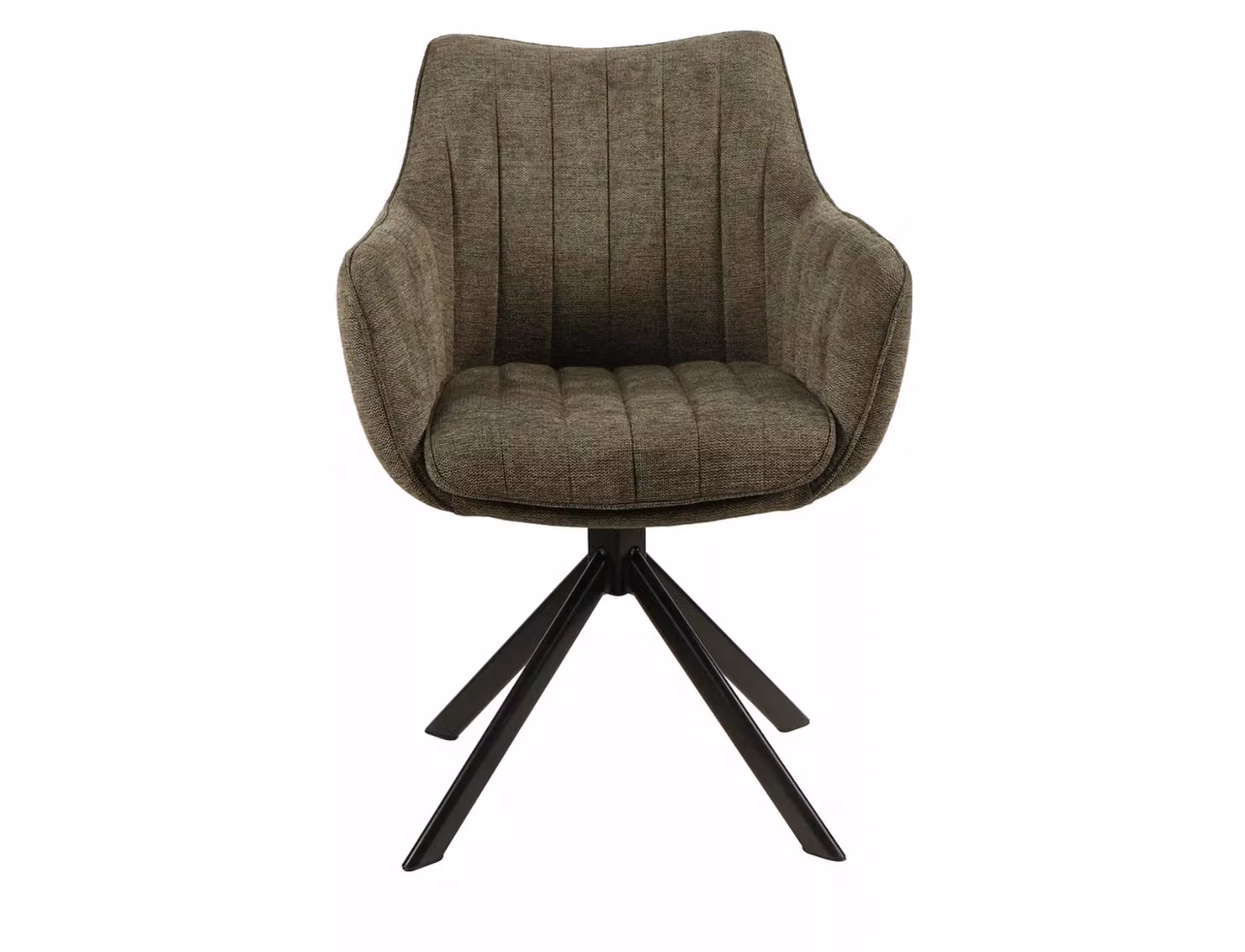 Sedia girevole OTO 3 - nero / oliva