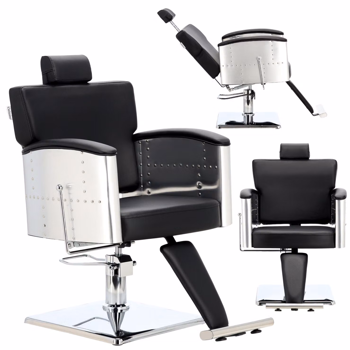 Poltrona da barbiere parrucchiere idraulica girevole per il salone barbiere barber shop Modus Barberking
