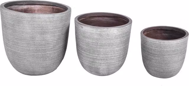 Set 3 Vasi 42 cm Stripe