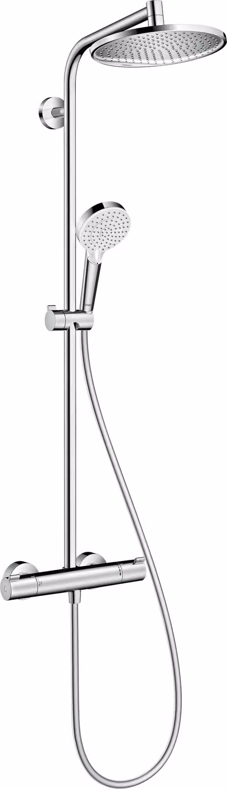 hansgrohe Crometta S 240 EcoSmart Showerpipe cromato, 1 pz.