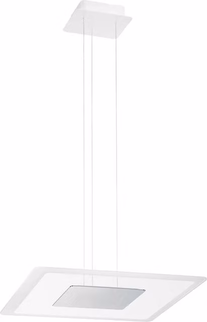 Linea Light Aruba Lampada a Sospensione Moderna in Metallo e Vetro con LED Bianco Caldo