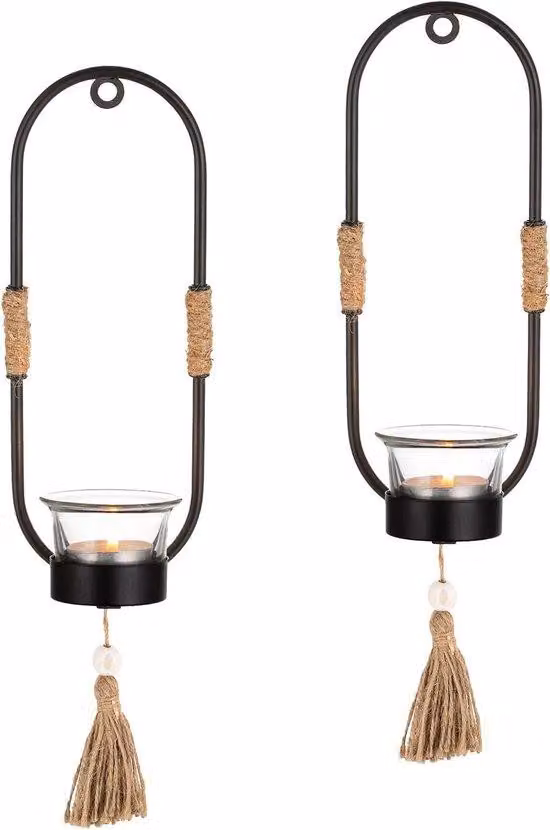 Lampadari da parete in vetro con elementi in metallo - Lampade a sospensione decorative per soggiorno, bagno e sala da pranzo