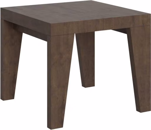 Tavolo Allungabile Moderno GIORDANOSHOP in Legno Marrone L/P/H: 90 x 90 x 77 cm (estendibile fino a 246 cm)