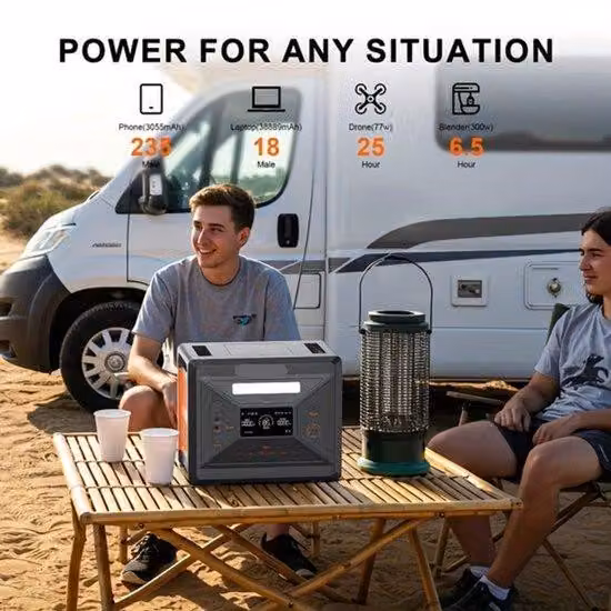 Centralina solare portatile – Capacità: 2304 Wh – Potenza: 2500 W