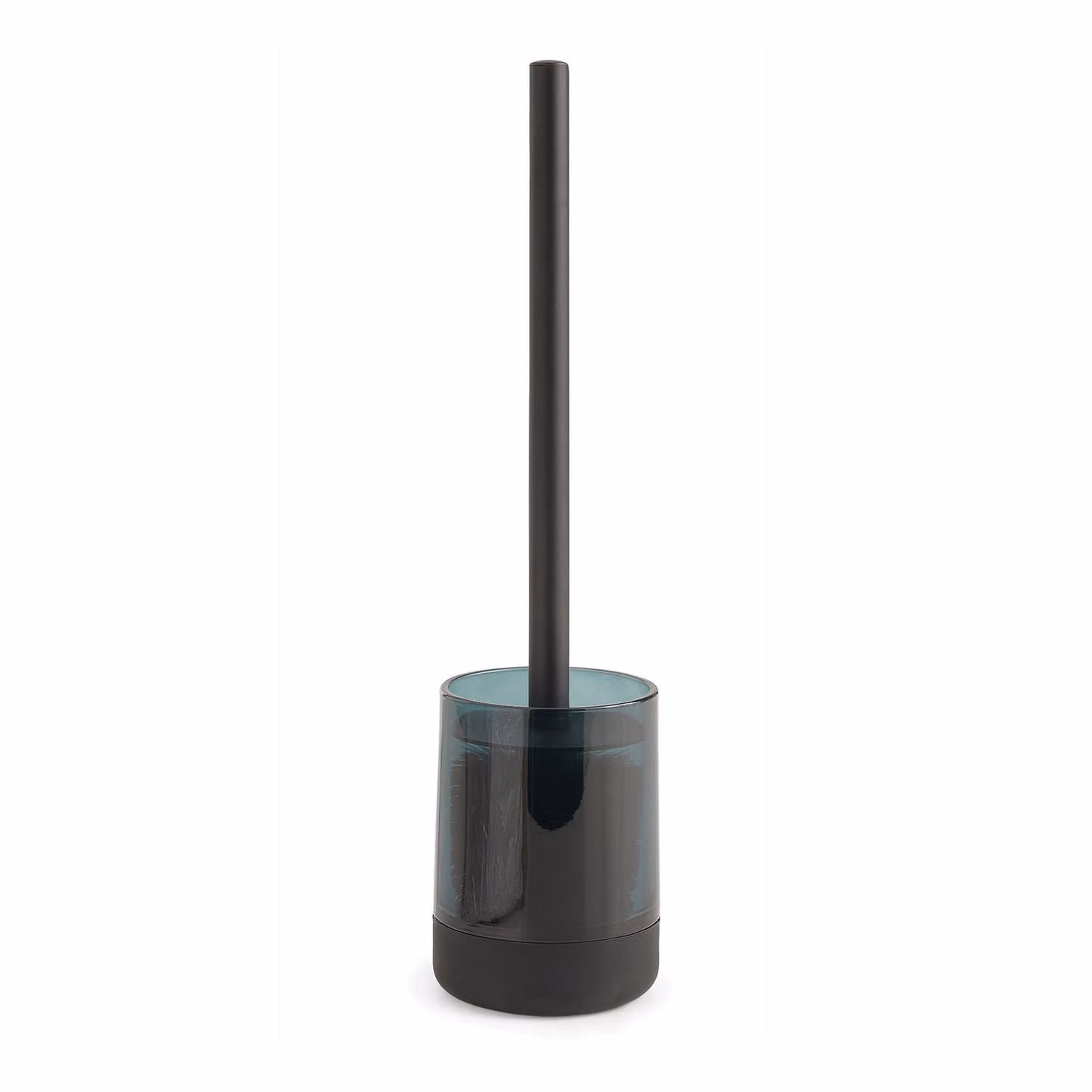 Scopino WC con ciuffo in setole d'appoggio in vetro e silicone NC33 Gedy serie NICOLE Verde