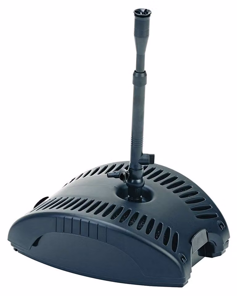 Pompa per stagni compatta con filtro subacqueo - Capacità di 2500 litri all'ora - Potenza di 40 watt - Colore nero - Materiale: spugna - Adatta per stagni ornamentali - Pompa per giochi d'acqua