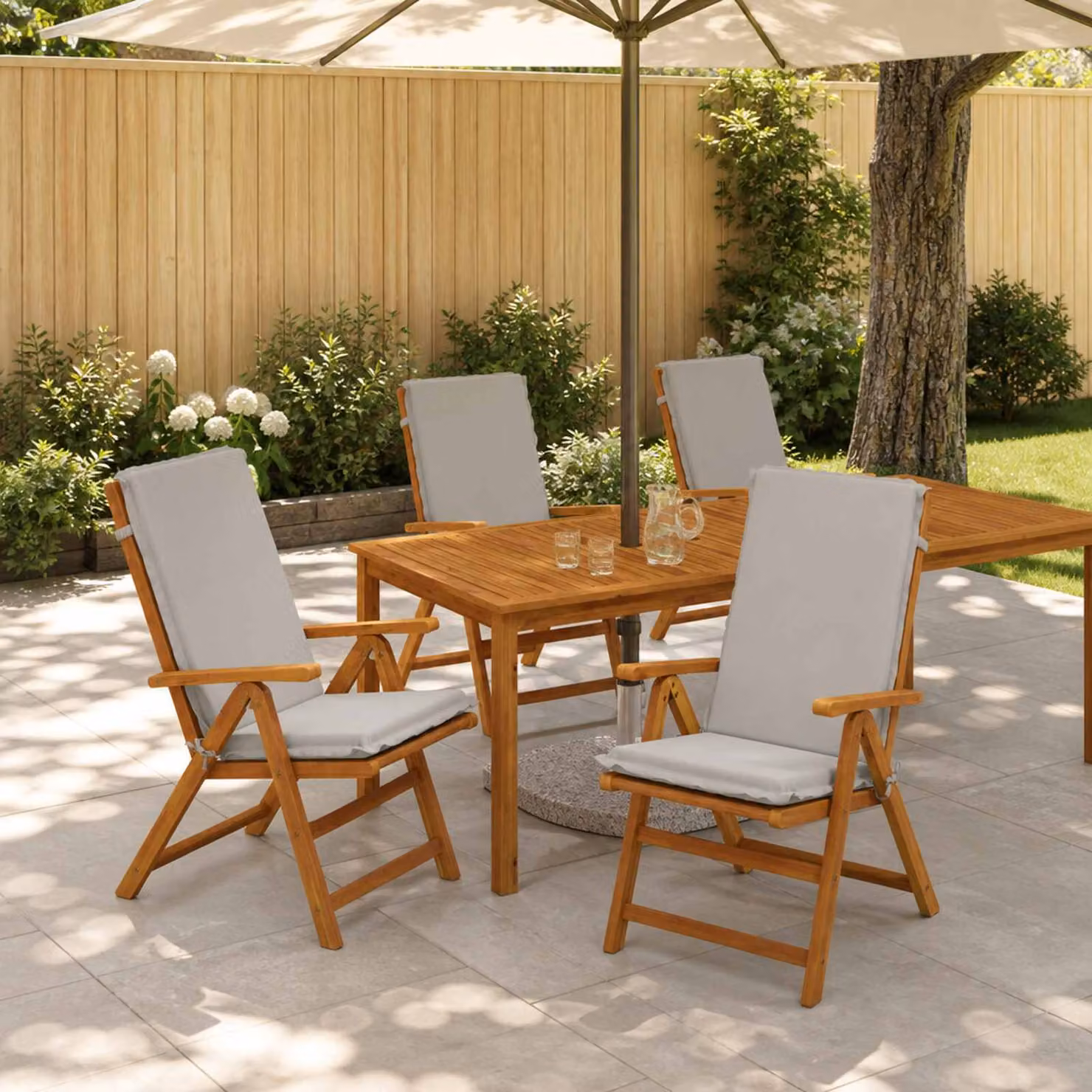 vidaXL Cuscino per sedia a schienale alto GEMERT 6 pz 100% Poliestere