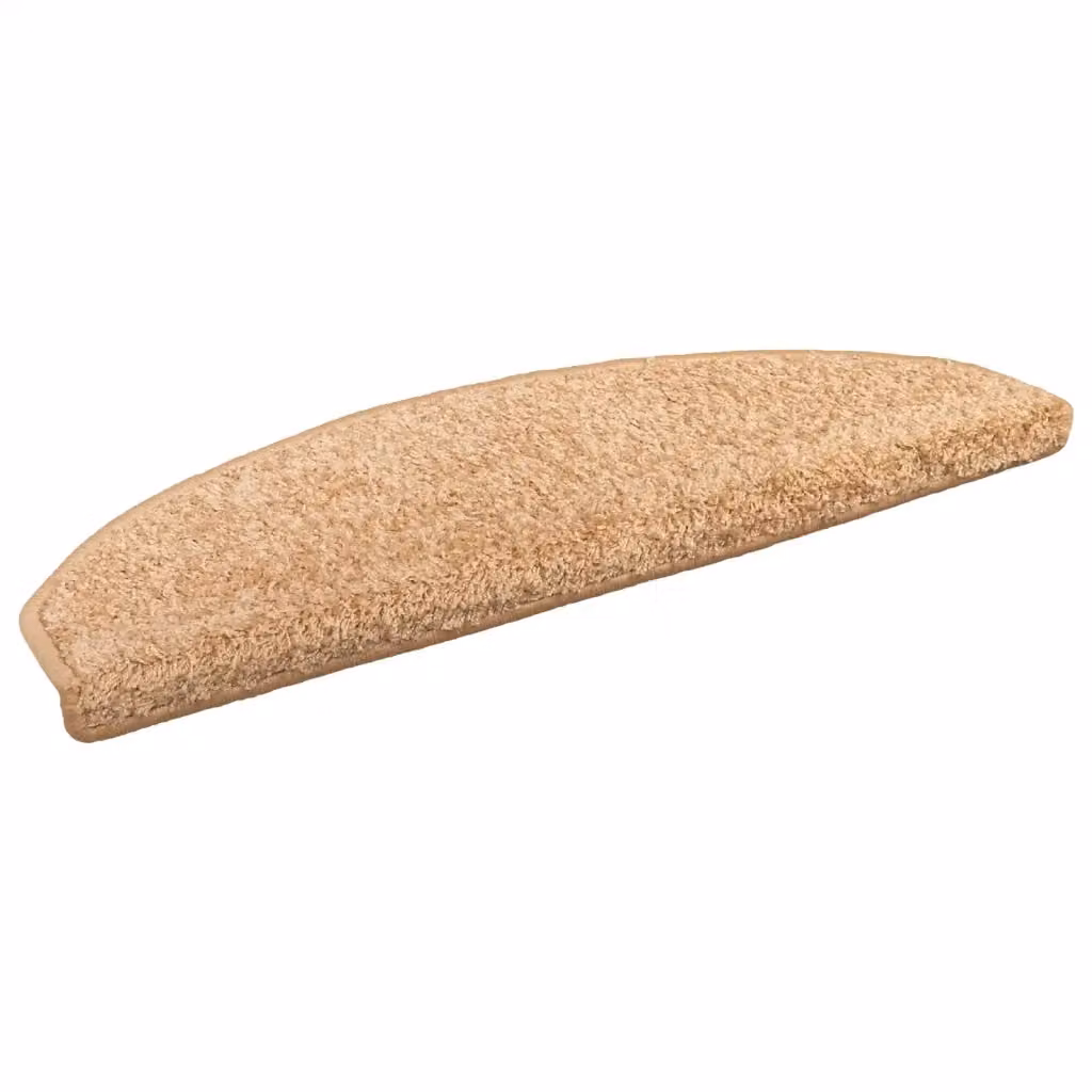 Set di 15 tappetini autoadesivi per scale DESIGN IN, antiscivolo e fonoassorbenti, colore oro e beige, L 80 x P 24,5 x H 3,5 cm – 2