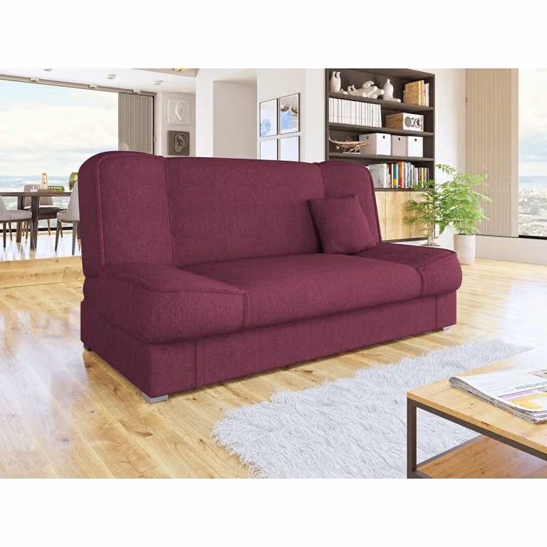 MIRJAN24 Divano letto Gabi con rete, divano a 3 posti, divano con funzione letto, divano letto in stile, divano imbottito da salotto (Enjoy 16)