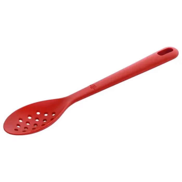 Cucchiaione forato rosso in silicone Ballarini