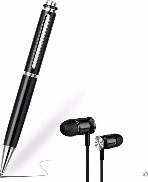 Registratore Segreto Equivera Afluister Pen Nero con Connessione USB-C