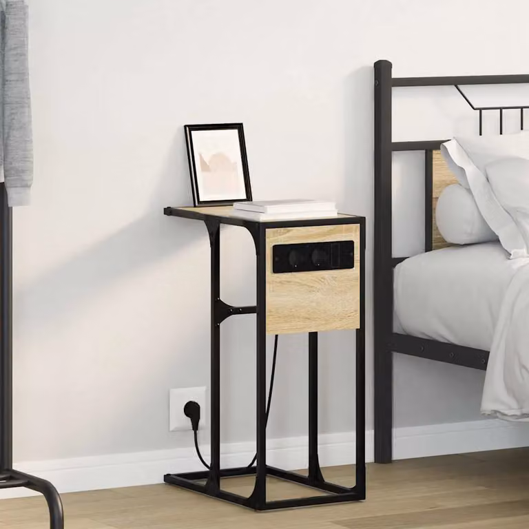 Armadio da Notte vidaXL in Rovere Sonoma Marrone L: 41,5 cm, P: 26 cm, H: 60,5 cm