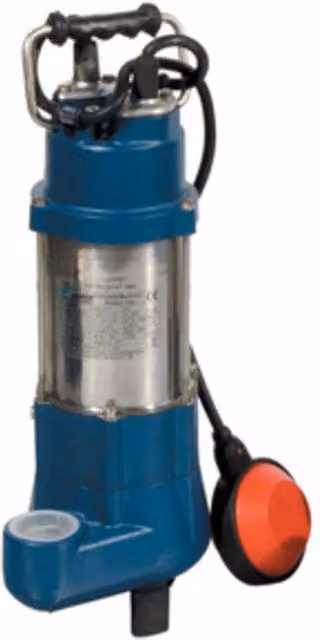 Elettropompa sommersa per acque luride Vortex 0,5 HP VTXS050G blu in acciaio inox e ghisa