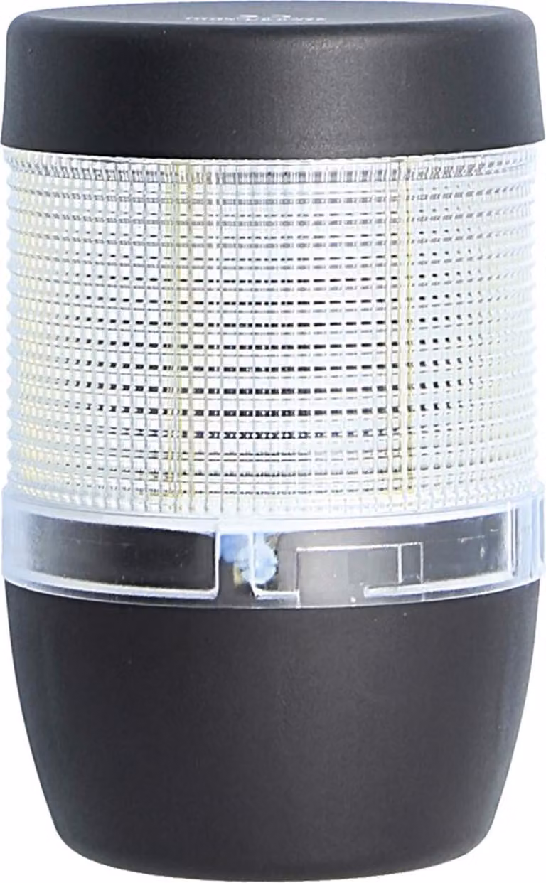 Colonna segnaletica STEX24 bianca, 70 mm, 24 V CA/CC, luce lampeggiante a LED SS70-OB1/24 108 Dimensioni Lunghezza 106,0 mm, diametro 70,0 mm - 1 pezzo