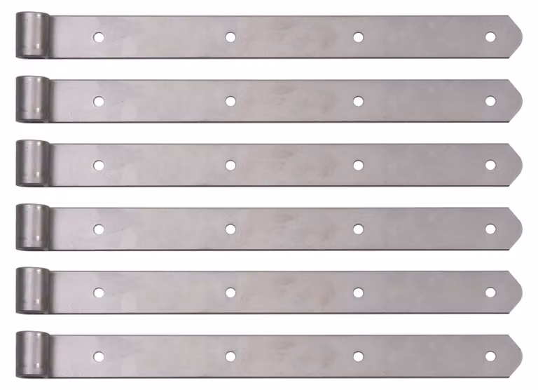 Nastro per negozi Alberts 835996, diritto, estremità arrotondate, acciaio inossidabile, rotolo Ø 16 mm, dimensioni 400 x 35 mm, set da 6 pezzi