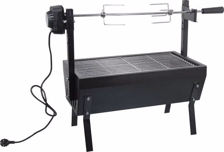 Cattara 13036 - Grill BARBECUE 60cm con motore 230V