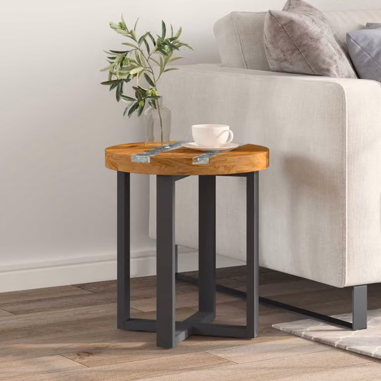 vidaXL Tavolino da salotto moderno in legno color marrone L/P/H: 40 x 40 x 45 cm