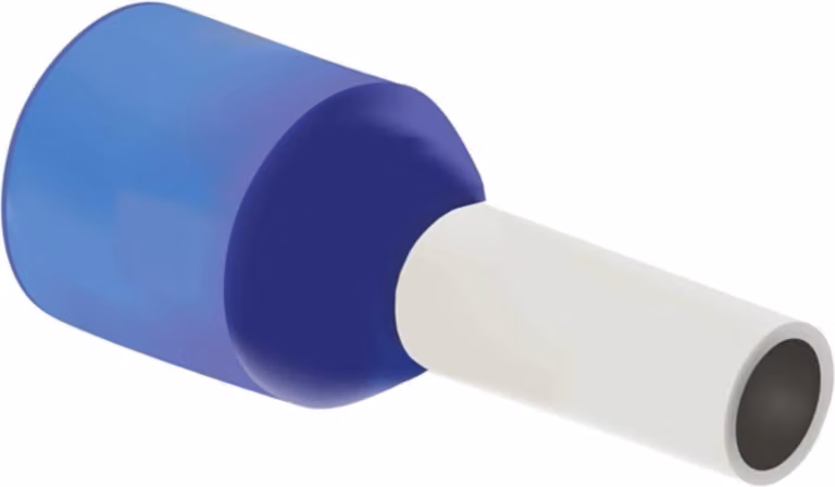 Capicorda DIN 46228 parte 4 isolati, dimensione N, codifica colore DIN sezione 50 mm² blu - 1 pezzo