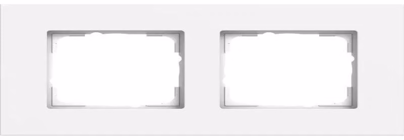 Cornice di copertura 2f Esprit Alu rws - Cornice doppia bianco 0212407
