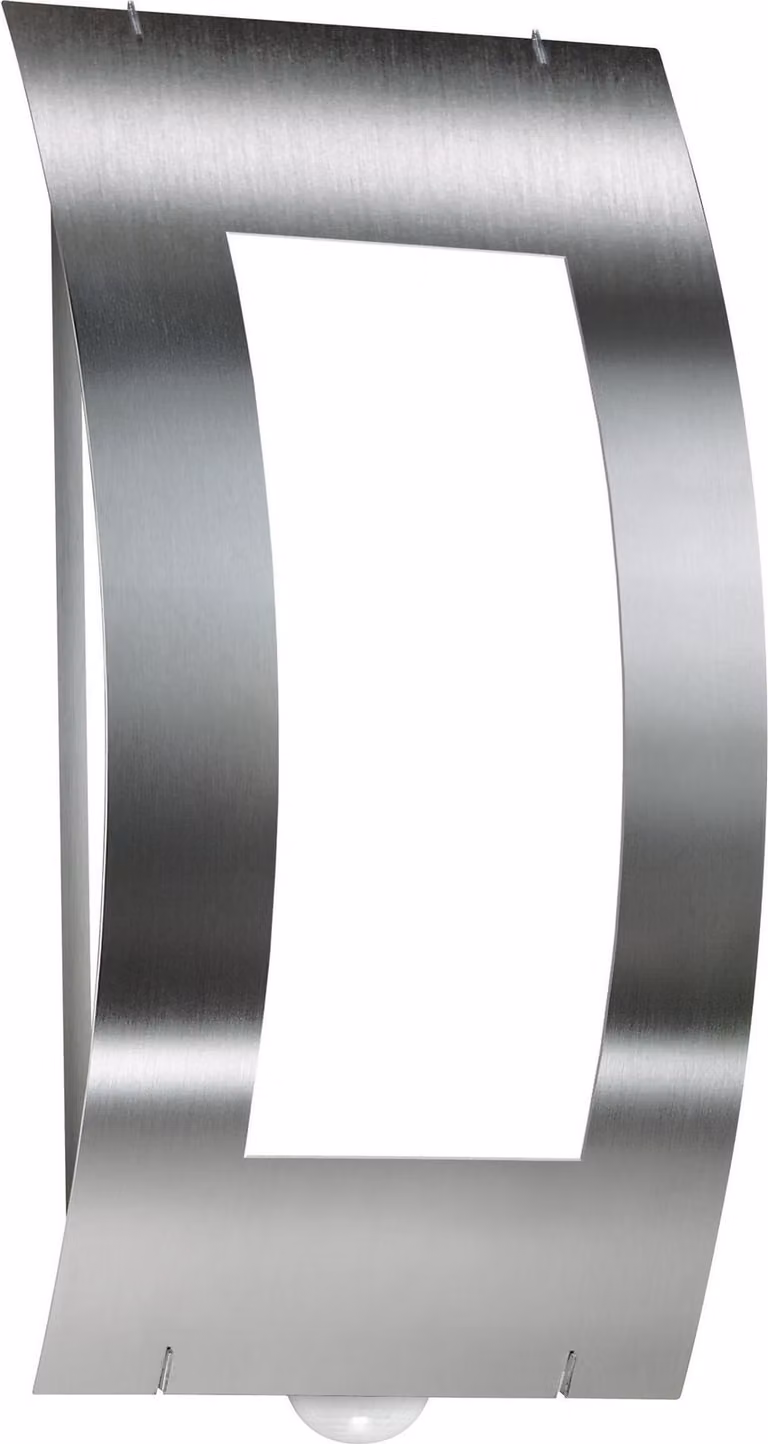 CMD 37/BM lampada da parete per esterni in acciaio inox IP44 E27 con rilevatore di movimento