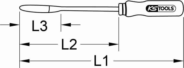 KS Tools 1502248 150.2248 Spoon scraper