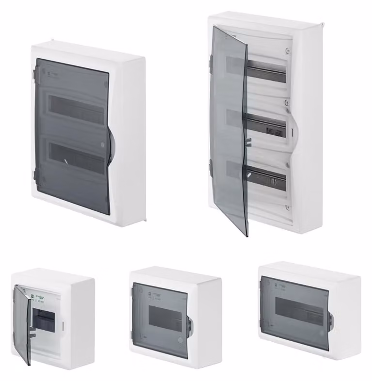 Scatola portafusibili Scatola di distribuzione 8 moduli montaggio superficiale IP40 montaggio superficiale