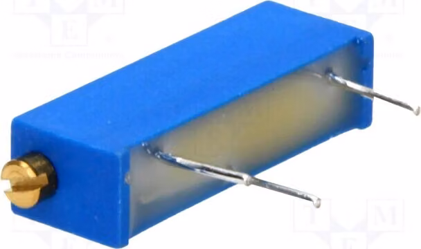 1 x Potenziometro: per montaggio, resistenza 10kΩ, potenza 750mW, tolleranza 10%, modello M43P103KB40, per montaggio su circuito stampato