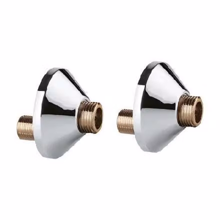 Ricambi Grohe - Raccordo a "S" da 10 mm, cromato, codice prodotto 1200000M