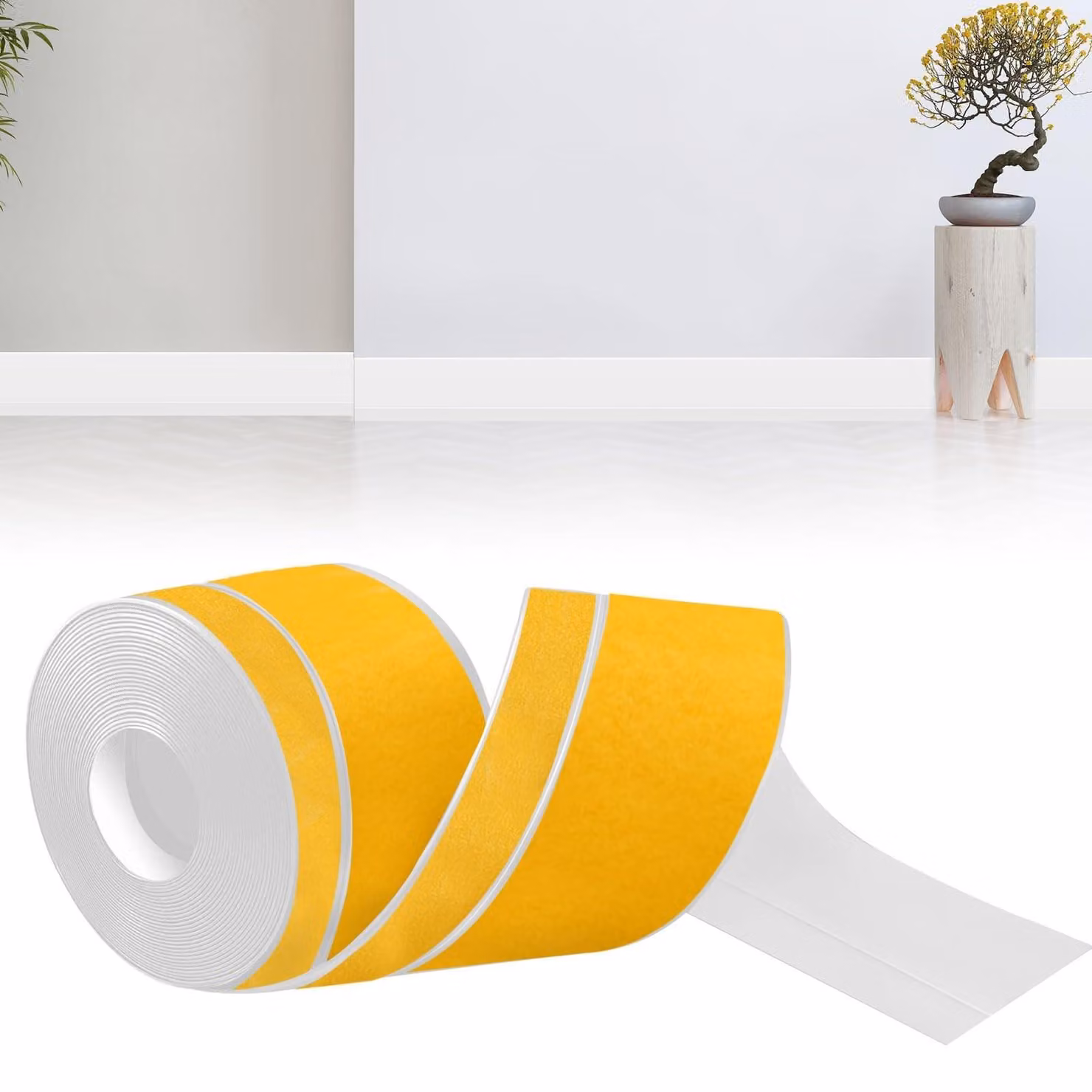 Listelli in PVC flessibile, lunghezza 6 metri, autoadesivi, ideali per cucina e bagno