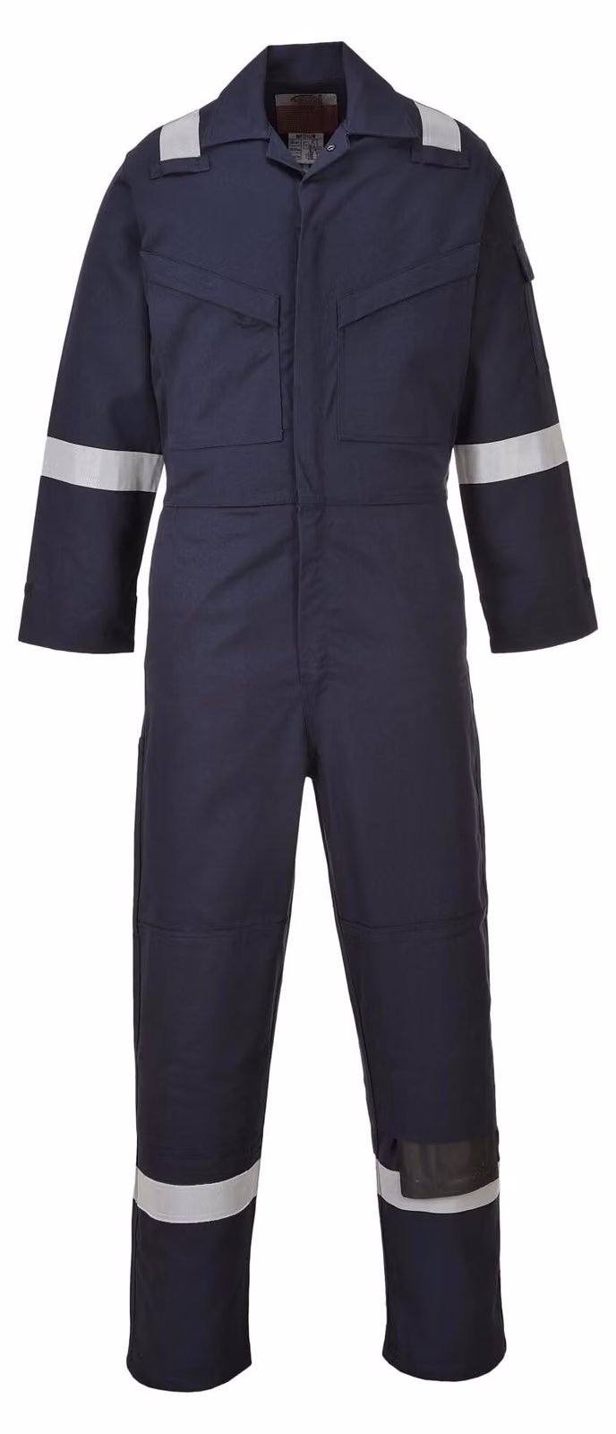 Portwest FR50 Tuta antistatica ignifuga 350g Navy Taglia L