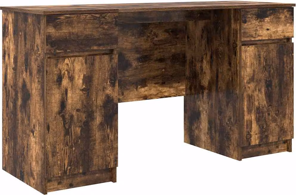 Scrivania Rovere fumo 140 x 49 x 76 cm Legno multistrato